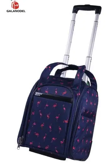 Rolling Luggage Bag Женский дорожный багажный Чехол чемодан из материала Оксфорд для ноутбука сумки на колесиках чемодан на колесиках чехол на колесиках для женщин - Цвет: Rolling Luggage Bag