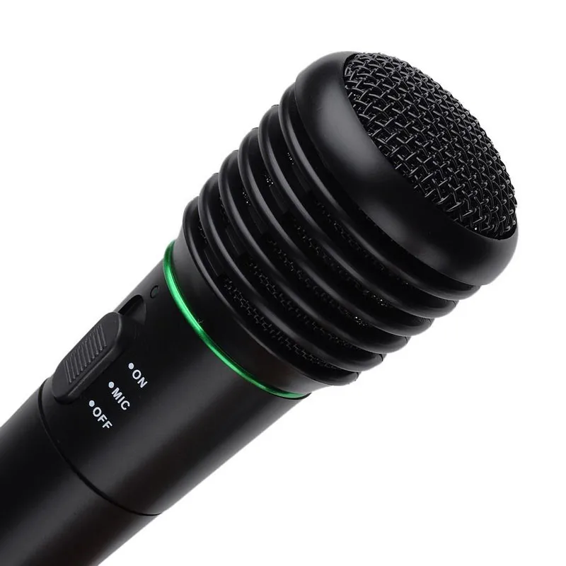 Wired or Wireless 2in1 Handheld Microphone Mic Receiver System Undirectional for Speeches Meetings Karaoke Music performces