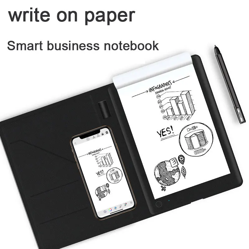 Digital Drawing Tablet Bluetooth 4.0 Stylus Blackboard Teacher Office Supplies Drawing Note Creative Notebook