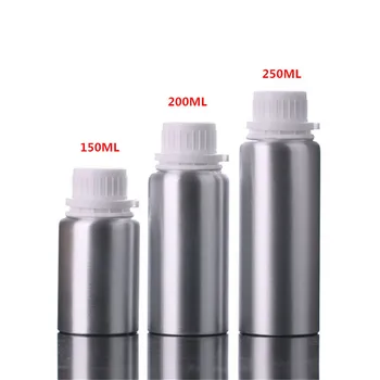 

Aluminum Perfume Portable Empty Container Travel Essential oil bottle anti-theft cap aluminum bottle cosmetic sub-bottling Silve