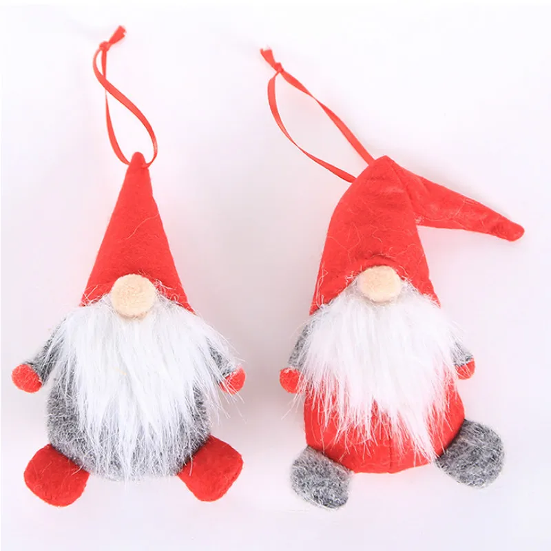 

Christmas Tree Decorations Santa Dolls Ornaments Christmas Decoration for Home New Year 2020 Kids Gift Navidad Natal Noel Deco