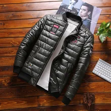 Мужское пальто, весна и осень, стиль, куртка большого размера, трендовая Мужская одежда, одежда из искусственной кожи, одежда с хлопковой подкладкой