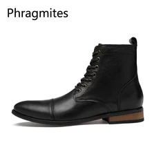 Phragmites/размеры 37-48; мужские ботинки с острым носком; высокие ботильоны; деловая Мужская обувь; Новое поступление; Осенняя обувь; botas; Формальные модельные ботинки