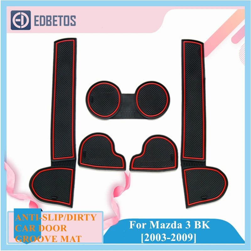 Противоскользящий слот для ворот коврик Mazda 3 BK 2003 2004 2005 2006 2007 2008 2009 резиновые