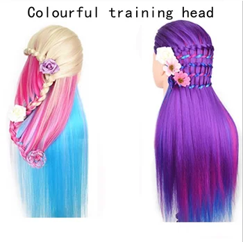 

Hairdressing Training Head Dolls Hair Styling Mannequin Head Braiding Blonde Hair Mannequin Head Hairstyle Wig Head