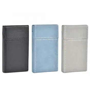 

Portable Women Men Cigarette Storage Box Protection Case Container 20pcs Cigarettes PU Card for Smoking Case Accessories