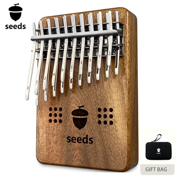 

Seeds Kalimba 20 Keys Box Double Keys Solid Wood Acacia Keyboards Thumb Piano Innovation Musical Instruments