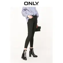 Только для женщин Новые Летние черные обтягивающие, с низкой посадкой узкие укороченные джинсы | 119149618