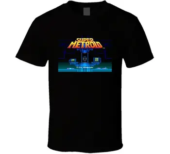 

Super Metroid Game Intro Snes Retro Video Game T Shirt