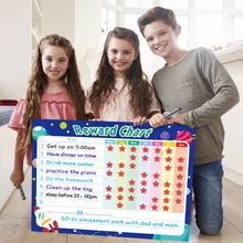 Съемная доска, наклейка на холодильник, еженедельник, магнитная Салфетка Для Вытирания, календарь, расписание детских наград, диаграмма, школьные канцелярские принадлежности для дома