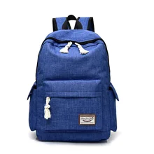 Стиль рюкзак женский корейский стиль холщовая школьная сумка женский кампус простой Универсальный студенческий рюкзак компьютер