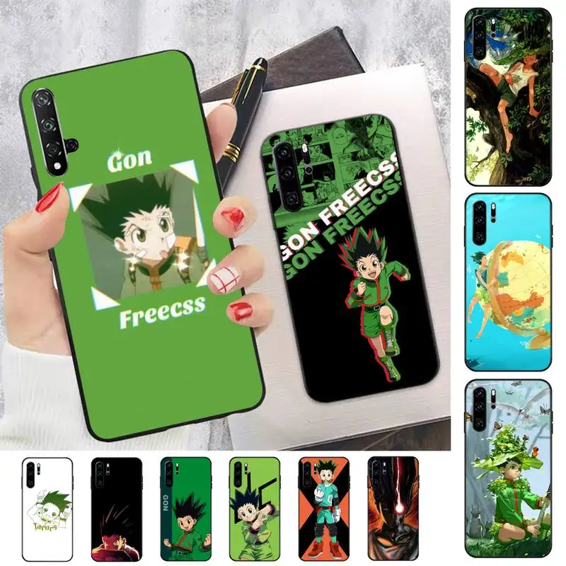 FHNBLJ чехол для телефона Hunter x HXH Anime Gon Freecss Huawei P30 40 20 10 8 9 lite pro plus Psmart2019 | Мобильные