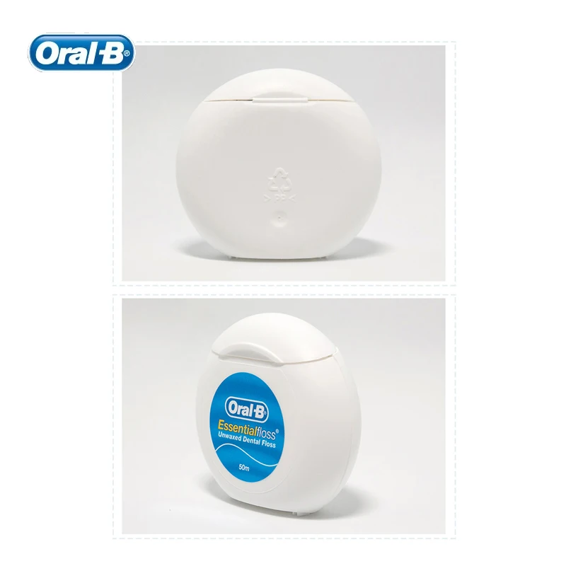 Oral B Эфирное нить гладкая плоская резьба удобные зубные держатель зубной нити