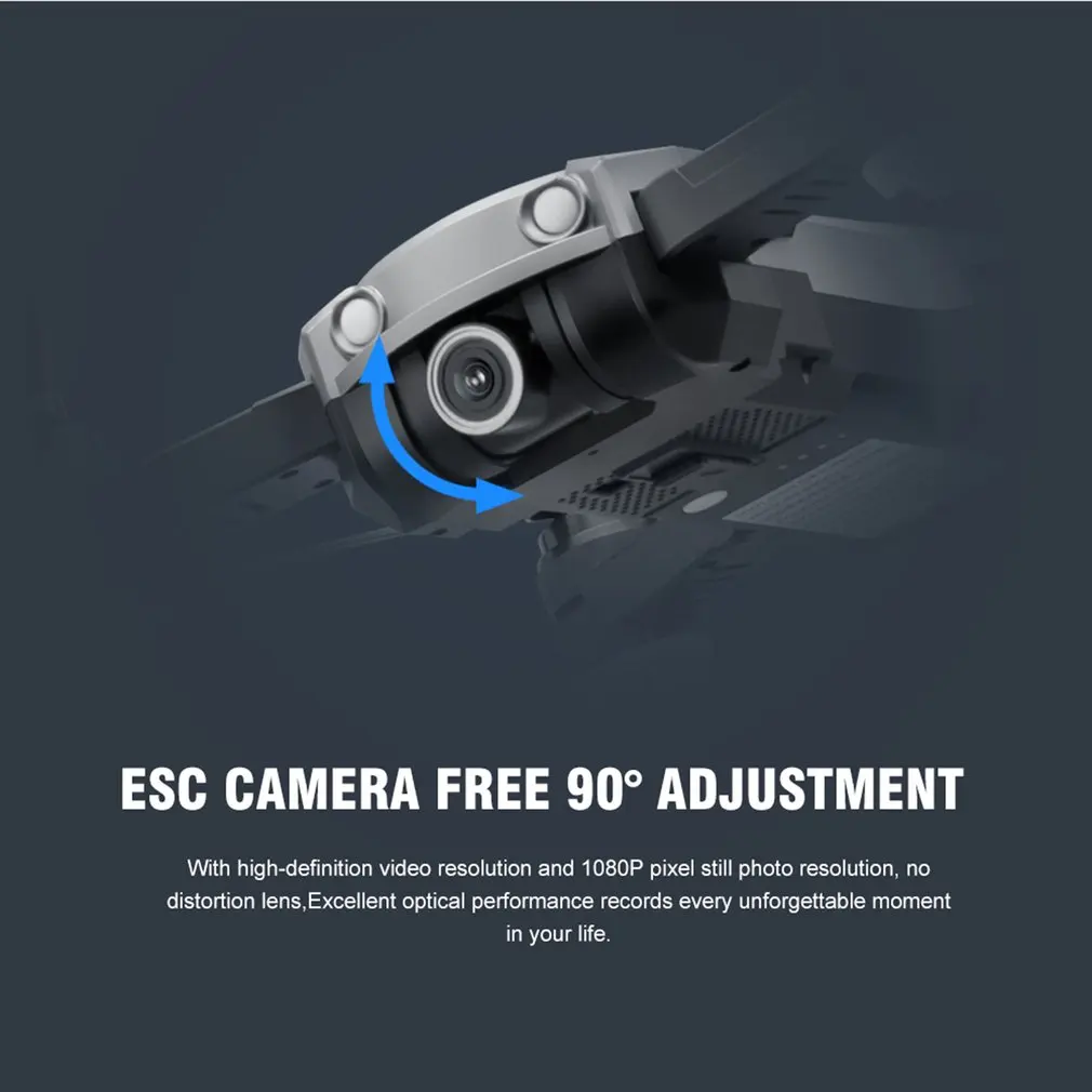 Utoghter 65 gps RC Дрон wifi 1080P HD камера Пульт дистанционного управления Самолет Безголовый режим вертолет Дроны с 2000mAh Lipo-батарея