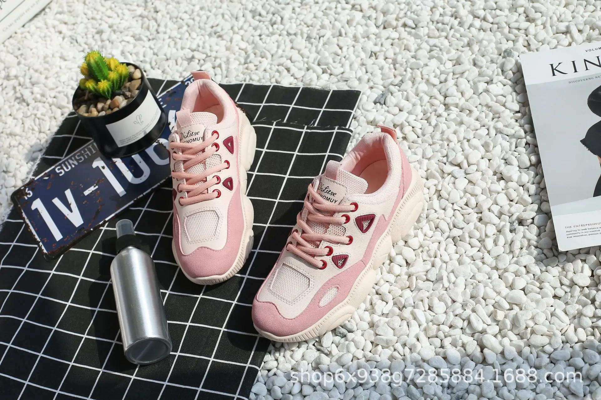 

Yamamoto-Style Dad Shoes Women's 2019 New Style Spring Single Network Breathable Athletic Shoes Wisdom Smoked Korean-style INS U