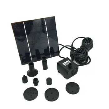 

Free Shipping SR-180-1.4W Mini Electric Water Pump 7V DC Brushless Solar Panel Pump for Pond Fountain Landscape 200L/H 80CM