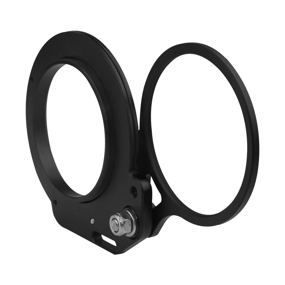 Meikon 및 Seafrogs 하우징용 필터 링 마운트 어댑터 클램프, 67mm-67mm, 52-67mm 플립 어댑터