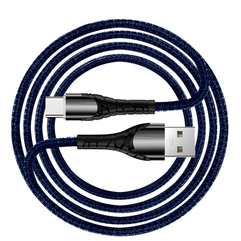 USB кабель для iPhone 11 XS 7 8 зарядное устройство из цинкового сплава Micro USB кабель для Android USB TypeC кабель для мобильного телефона для samsung