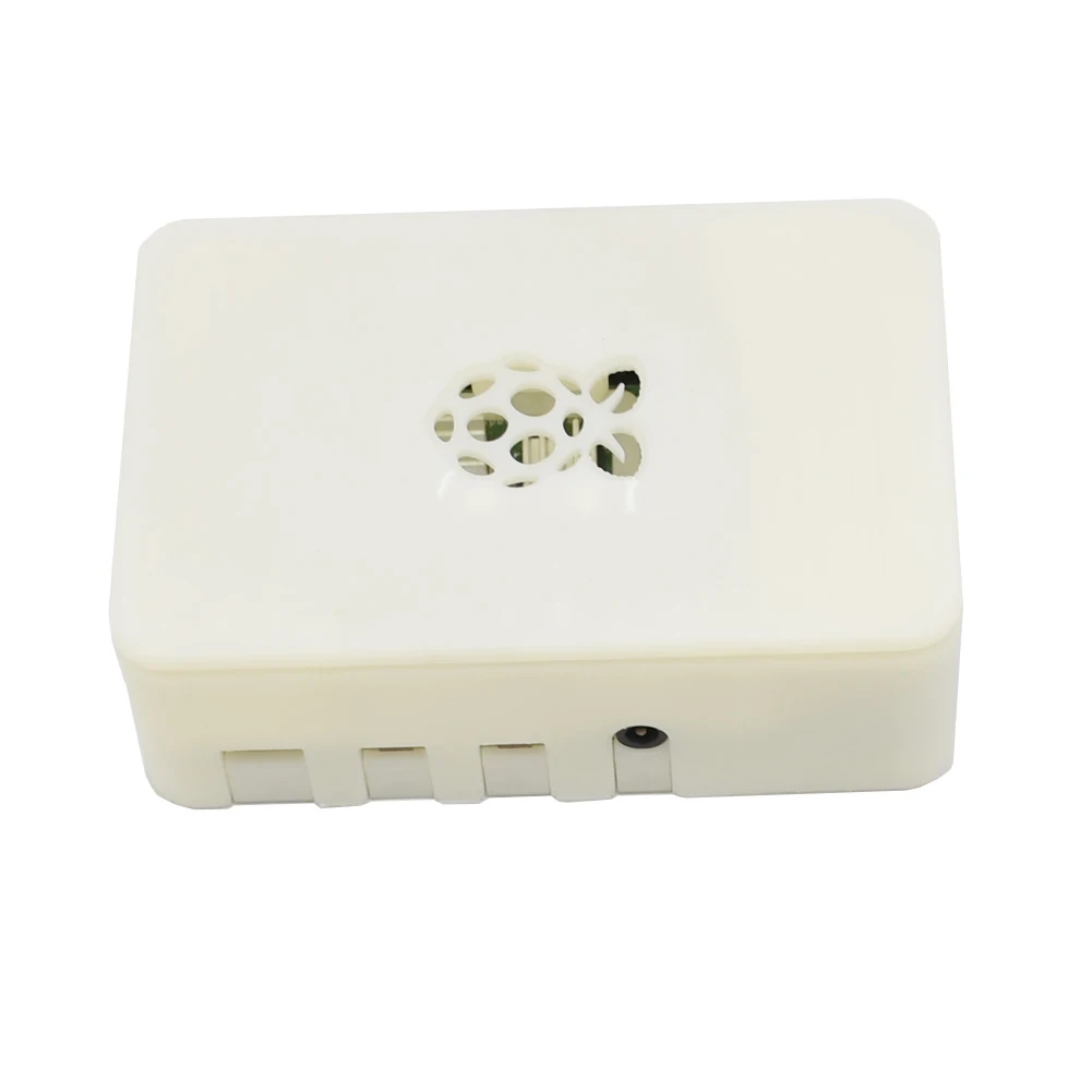 Металлический корпус Прочный чехол для выхлопа инструмент профессиональная Простая установка алюминиевый сплав коробка тепловыделение для Raspberry Pi 4B 4B - Цвет: Белый