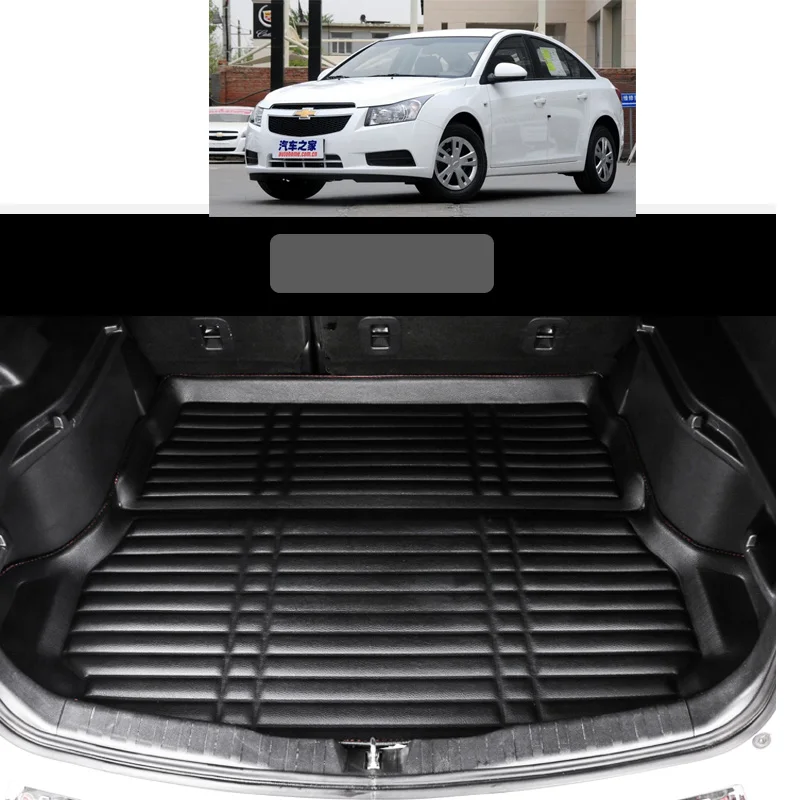 Lsrtw2017 кожаный коврик для багажника автомобиля грузовой лайнер chevrolet cruze 2007 2008 2009