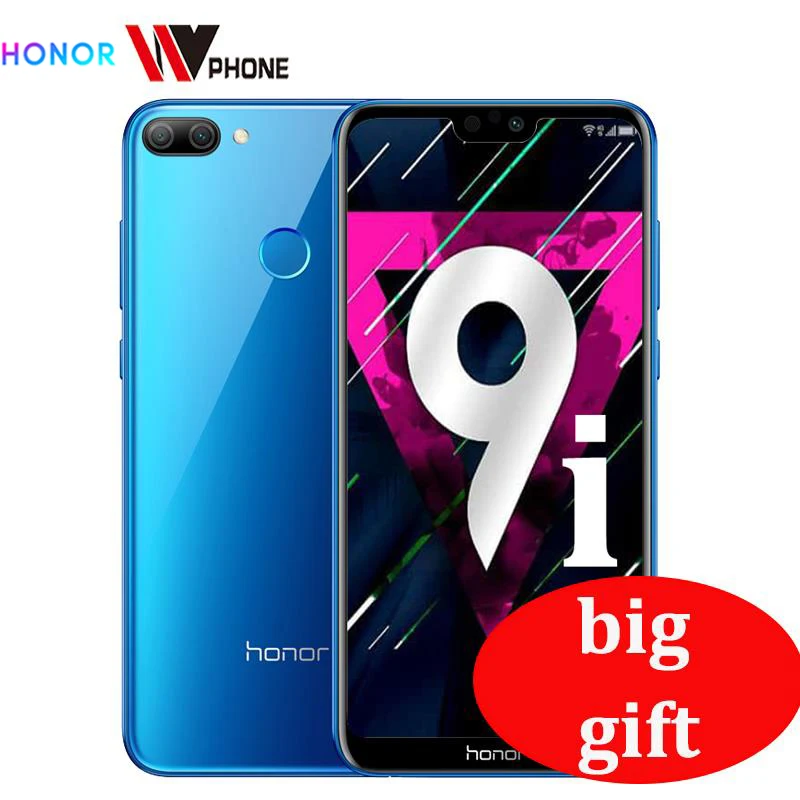 Honor 9i 5 84 дюймов Восьмиядерный стеклянный корпус android 8 0 двойная задняя камера 3000