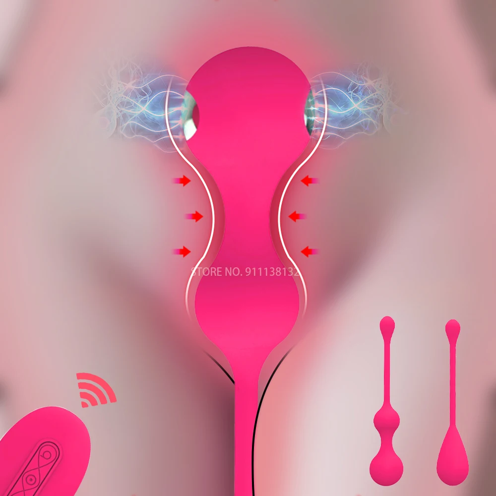 Kegel Pelvic Floor Muscle Trainer for Women Vaginal Shrinking Balls Vibrator Adults Female Intimate Sex Toy Pussy Massage Geisha 1