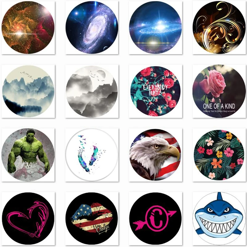 

Popsoket Landscape Round Pocket Socket Phone Holder Marble Finger Ring Stand Popsocet Airbag Mobile Phone Pipsocket Holder