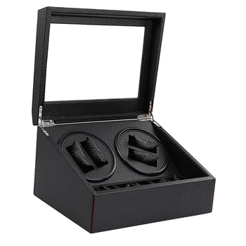 

4 + 6 Grids Automatic Watch Winder Luxury Storage Case Rotating Display Box