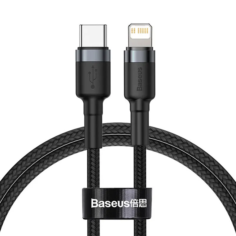 Baseus 20W USB Type C to Lightning Cable for iPhone 12 Pro Max PD Quick Charge USB C Charging Cable for iPhone 12 11 Pro long iphone charger Cables