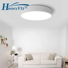 HoneyFly ультра-тонкий 5 см светодиодный светильник, круглый потолочный светильник для спальни, современный, для гостиной, креативный, скандинавский, для учебы