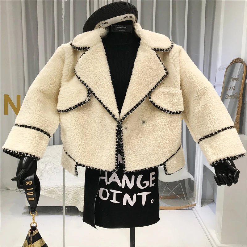 

Designer Women Coat Ant Jacket High Street Solid Turn-down Collar Covered Button Female Jackets 2019 Winter New Tops