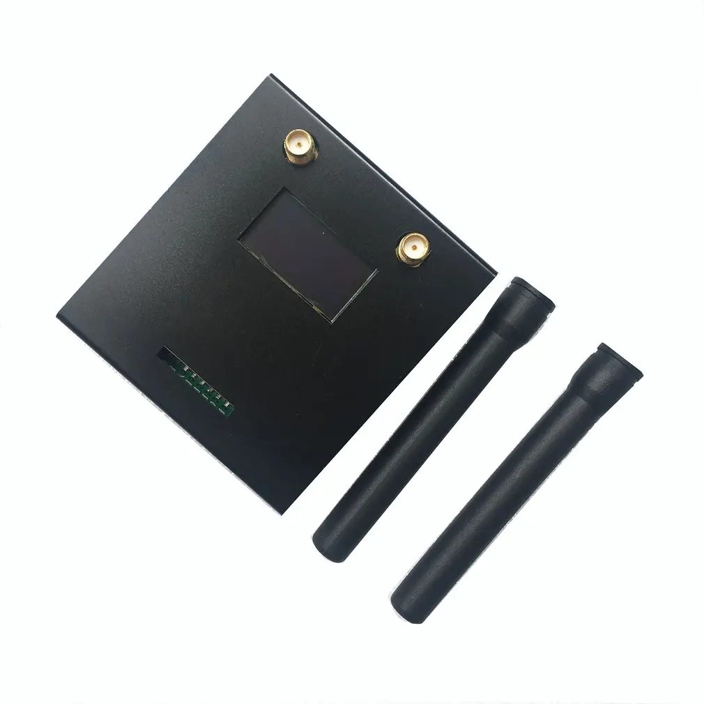Дуплекс MMDVM Hotspot поддержка P25 DMR YSF+ Raspberry Pi Zero+ 2 шт антенна+ OLED+ Exclouse Чехол-черный