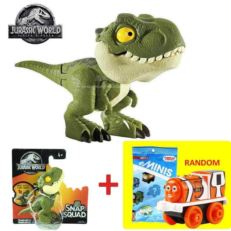 Original Jurassic World Minifingers Dinosaur Action Figure Movable Joint Simulation Model Toy for Children Halloween Figma Gift - Цвет: GGN33-DFJ15