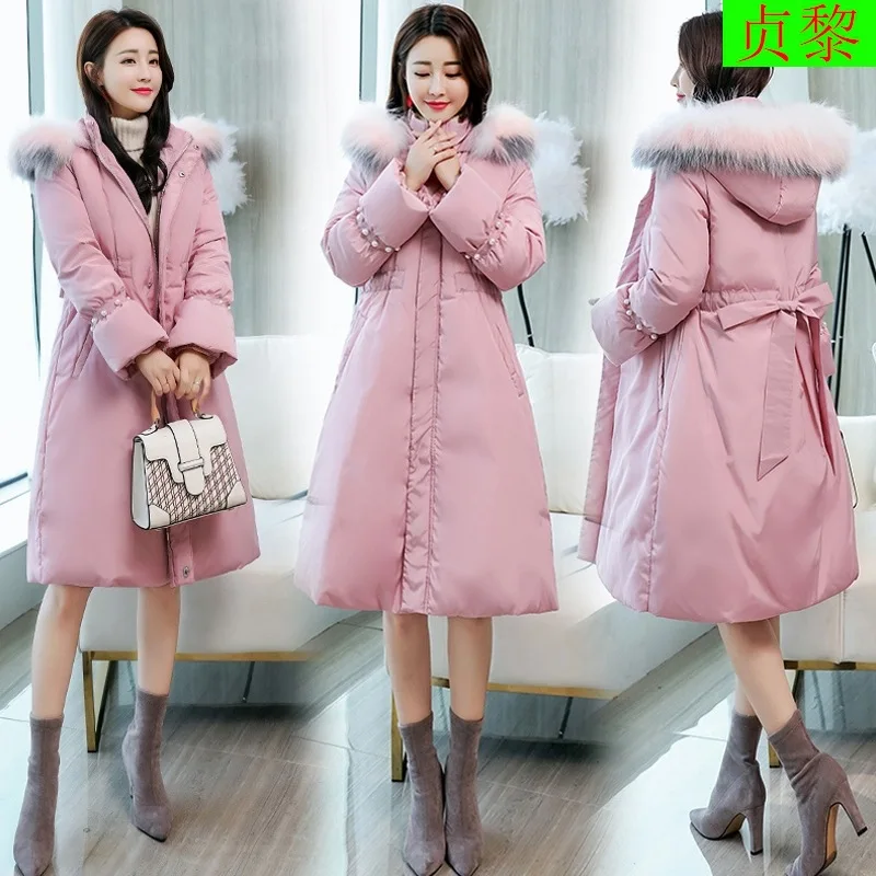 

2018 Winter New Style Korean-style WOMEN'S Wear Short-height Cotton-padded Clothes Waist Hugging Tutu Pendulum Cotton-padded Jac