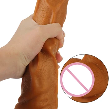 With Suction Cup Big Dick Skin Feeling Realistic Penis Sex Shop Sex Toys For Woman Silicone Huge Horse Dildo Female Masturbation 4