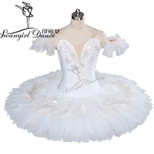 Взрослый белый из балета "Лебединое озеро" пачка для девочек профессиональная для Performermance классическая балетная пачка блинница BT9035