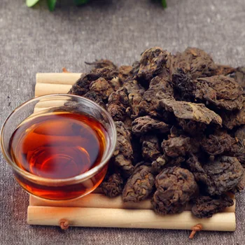 

China Yunnan 2005 Jishun Hao Chen Nian pu'er Cooked Ripe pu'er Tea Green Food for Health Care Lose Weight