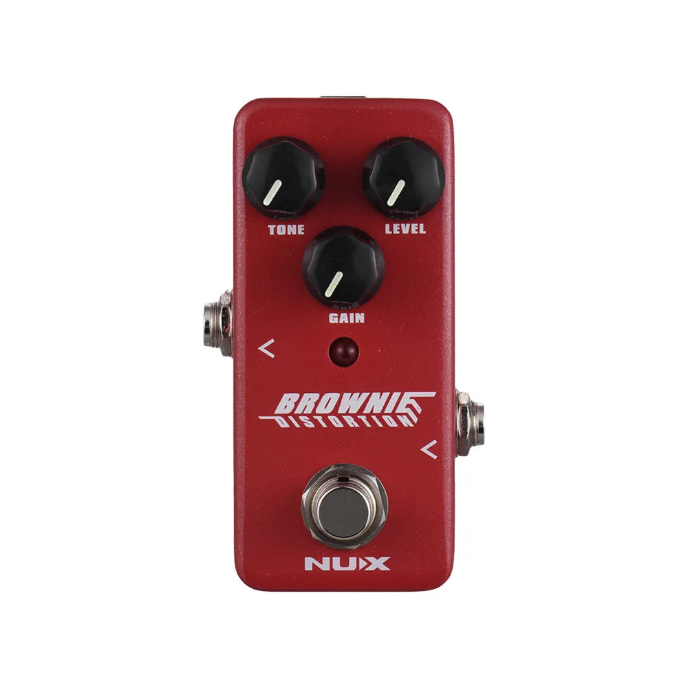 

NUX NDS-2 Brownie Distortion effects pedal with unique pre-amp and power tube distortion Full Metal Shell True Bypass