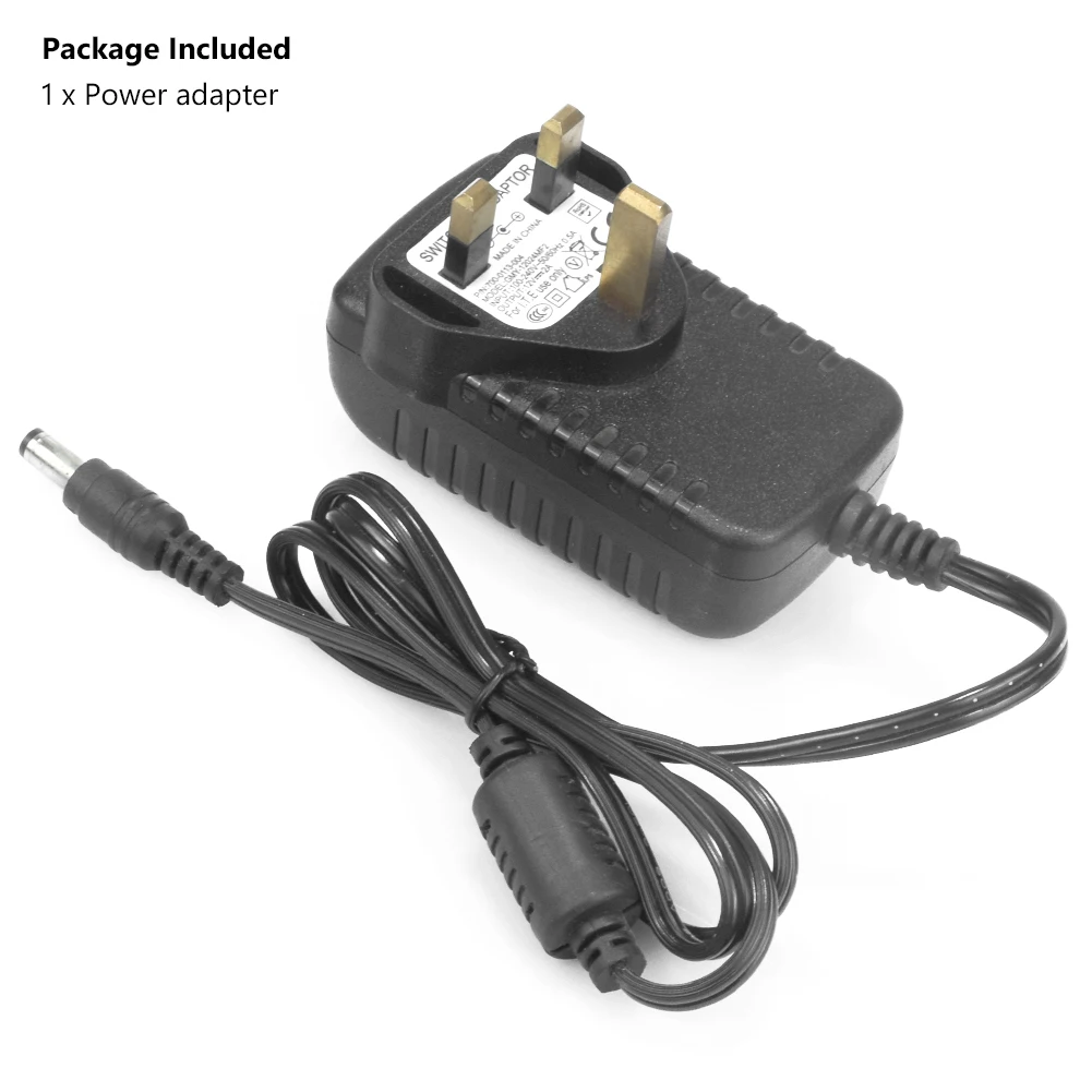 DC 12V 1A/2A UK Plug Power Supply Adapter wall charger Transformer 