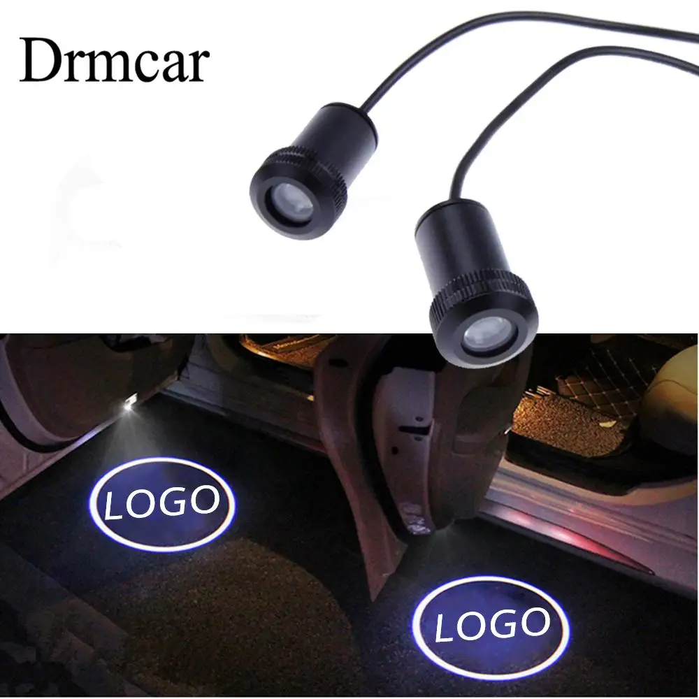 

2X Door Welcome Logo Lamp Laser Projector Ghost Shadow Light For BMW Honda Chevrolet Benz Kia Toyota Skoda Opel Hyundai Lada