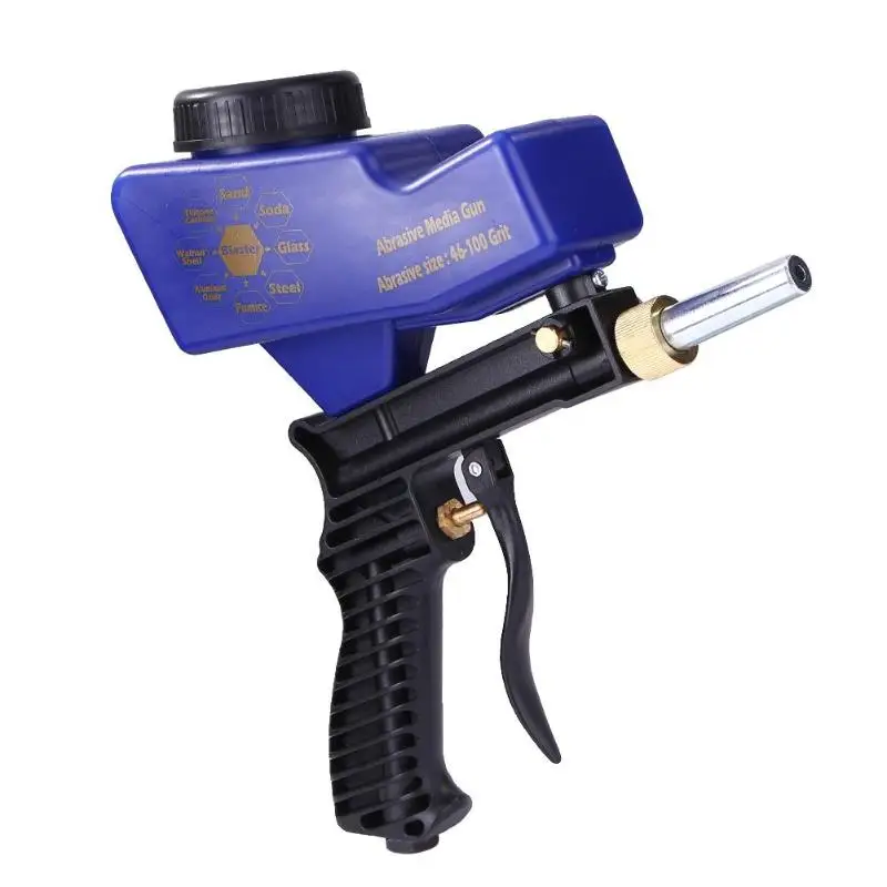 Portable Gravity Sandblasting Gun Pneumatic Sandblasting Rust Blasting Tool
