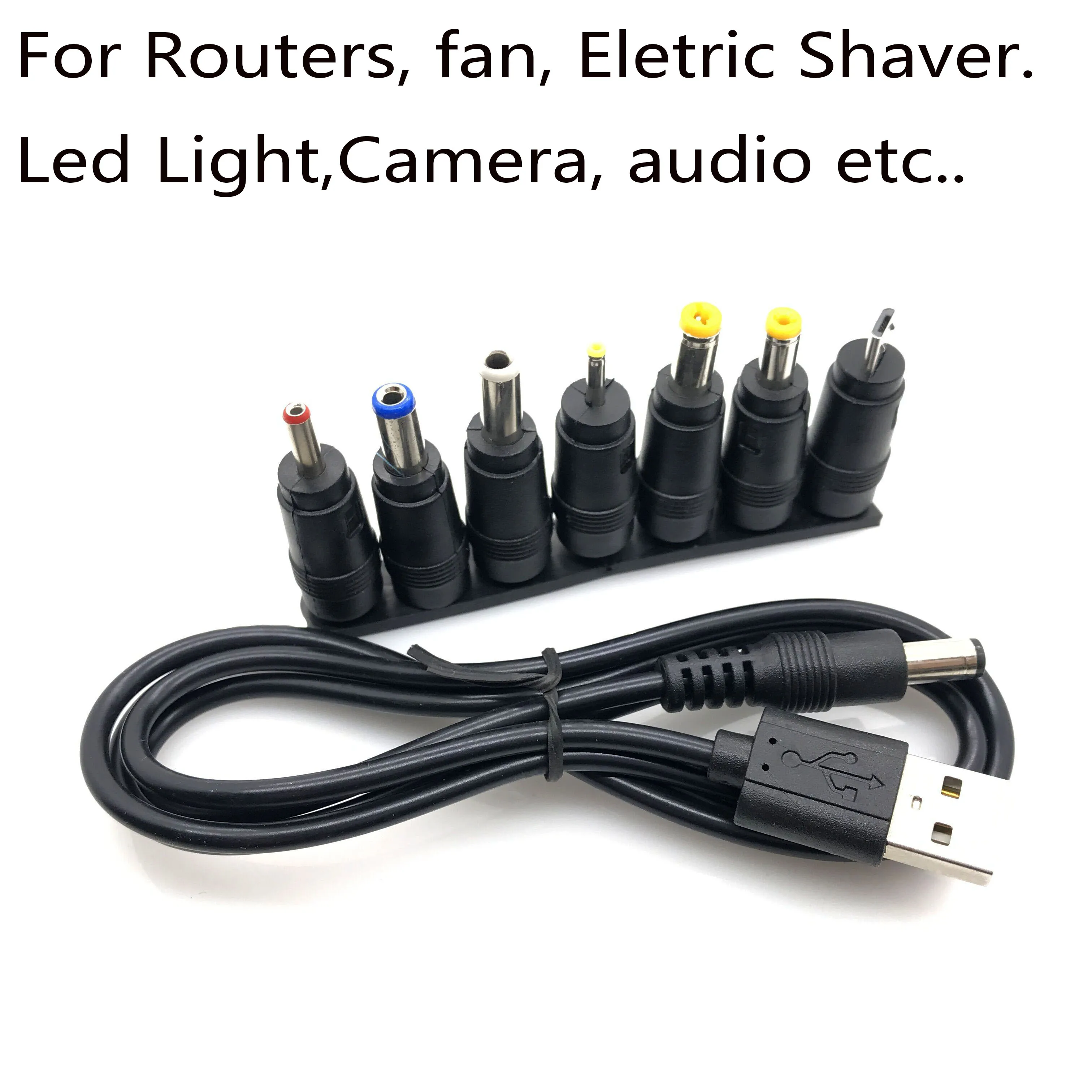 Power-Cable Adapter Fan-Speaker Plug-Connector Jack Mini DC for Router Universal Usb To