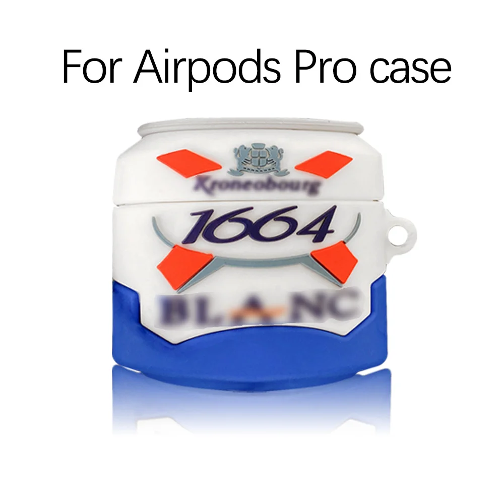 Водка стиль силиконовый чехол для наушников Airpods 1/2 Pro Чехол 3D мультфильм