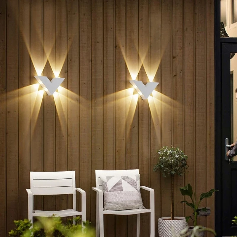 IP65 outdoor waterproof wall light 220V 4W/6W/7W LED light villa park courtyard porch sconce decorative lighting wall light led wall lamp led light