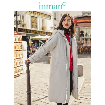 

INMAN Winter Hooded Stand up Collar Warm Women Cotton Padded Jacket