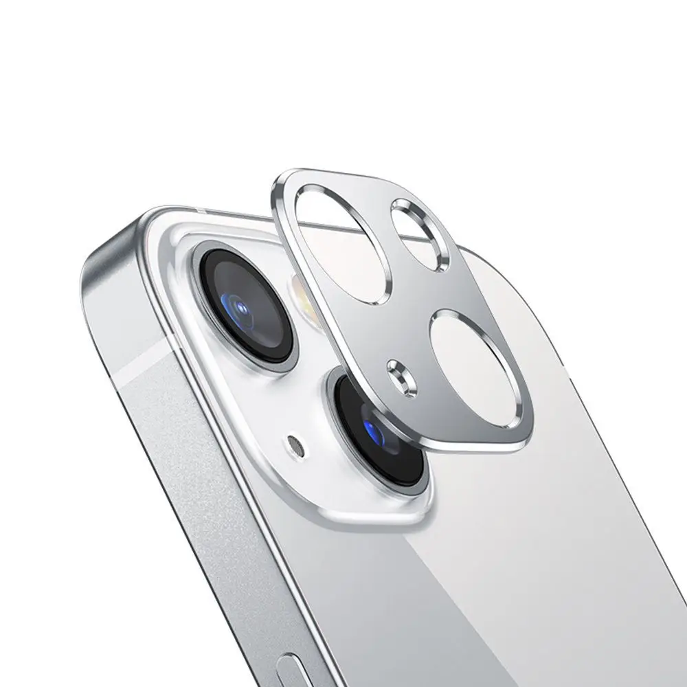 smartphone camera lens 1Pc Creative Metal Alloy Lens Cover Protective Case Back Camera Protector Ring Films Accessories For iPhone 13 Pro Max Mini best zoom lens for mobile Lenses