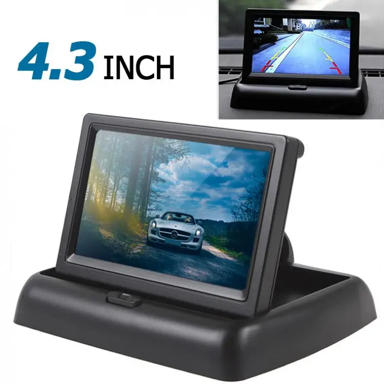 4 3 дюймовый цветной TFT LCD HD автомобильный монитор заднего вида авто ''монитор