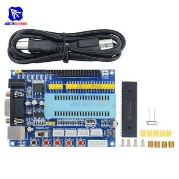 

diymore PIC16F877A Development Board DC 12V JTAG Minimum System Microcontroller Module MAX3232 ISP IO ICSP Programmer Emulator