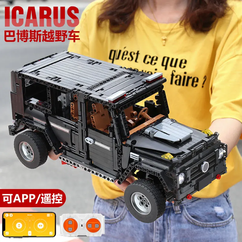 

Yeshin 20100 DHL Technic Series Compatible With legoing MOC-2425 G500 AWD Wagon Set Building Blocks Bricks Kid RC Motor Car Toys