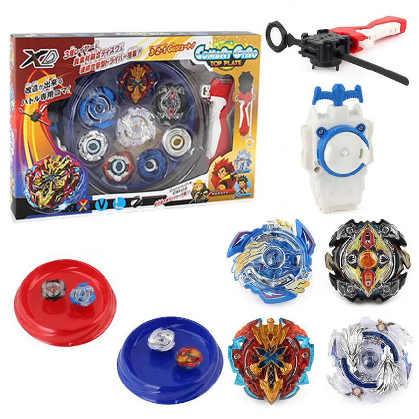 Najtaniej 4 sztuk zestaw Beyblade arena bączek metalowa walka Bey blade Metal Beyblade Stadium dzieci prezenty klasyczna zabawka dla dziecka